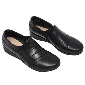 Clarks Collection Slip On Black Loafer